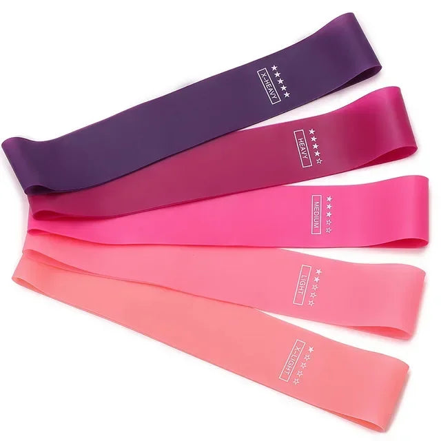 Portable Resistance Bands – Rubber Elastic Bands for Yoga, Gym & Pilates