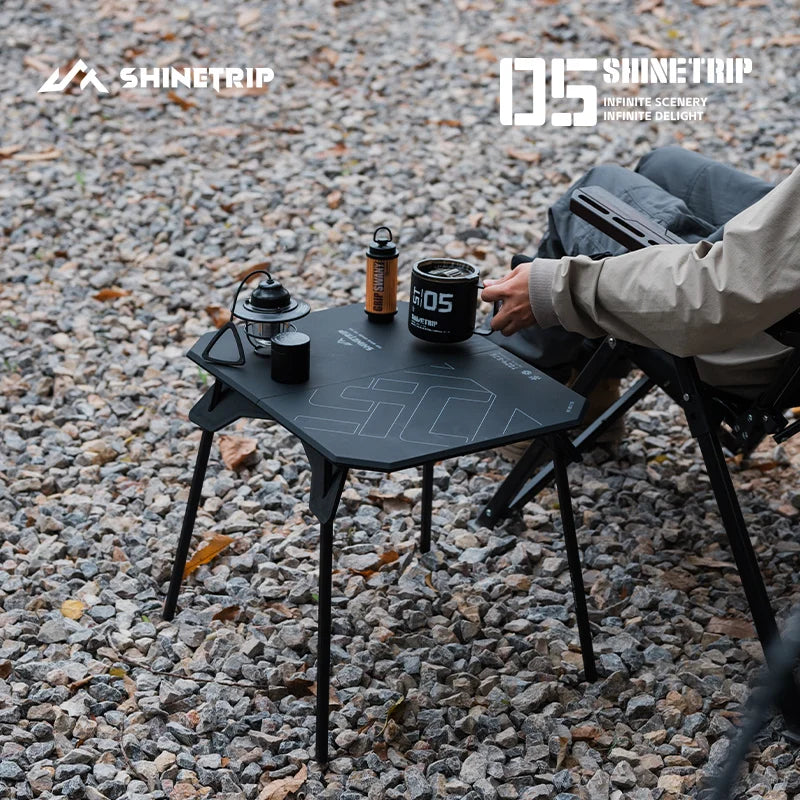 ShineTrip 05 Ultralight Camping Table – Folding Dual-Purpose Portable Table