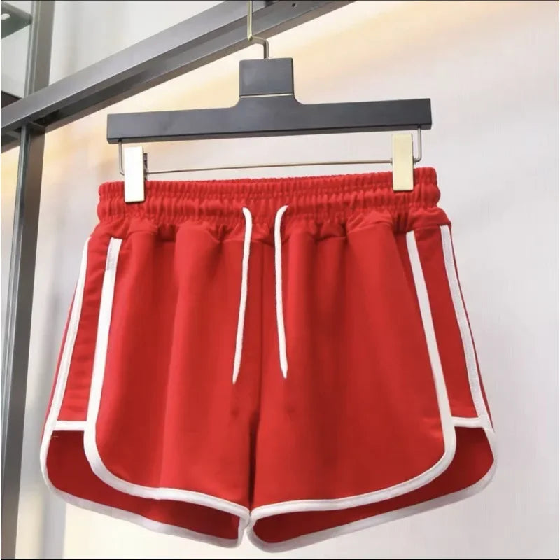 Women’s Yoga Shorts Loose Mid-Waist Breathable Wide-Leg