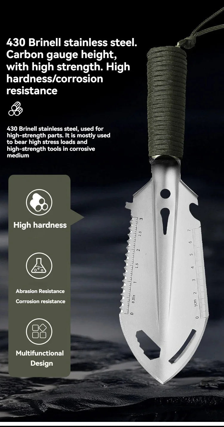 Portable Multifunctional Camping Shovel – Survival, Hiking & Garden Tool