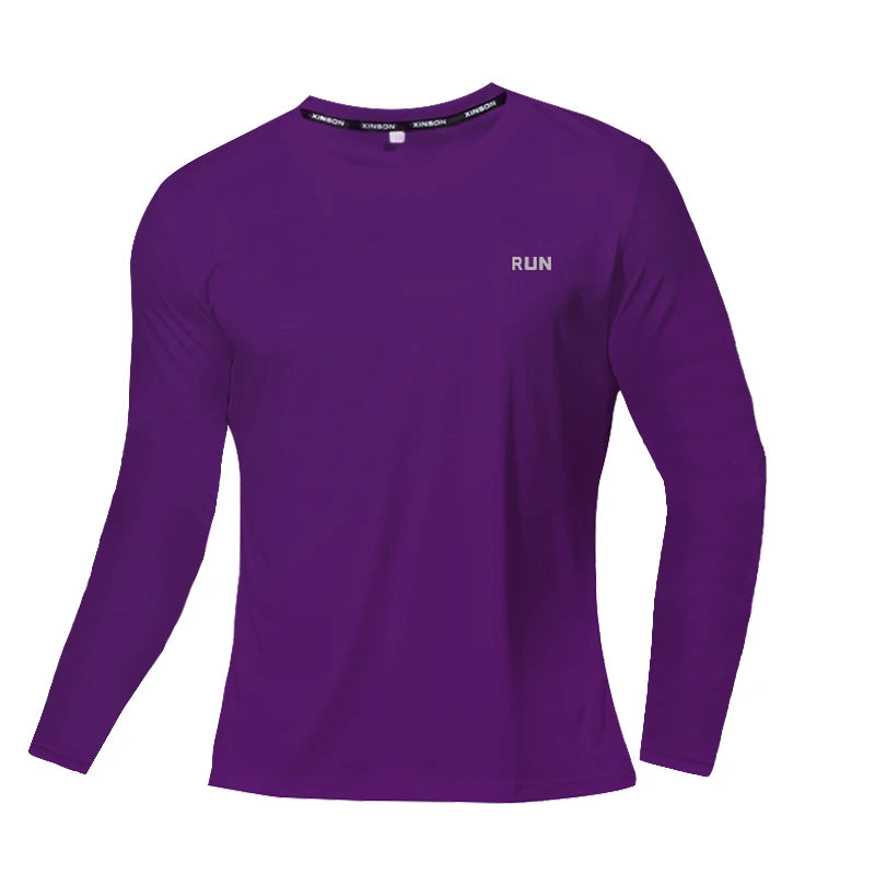 Men’s Ice Silk Long Sleeve Quick-Dry Sun Protection Shirt
