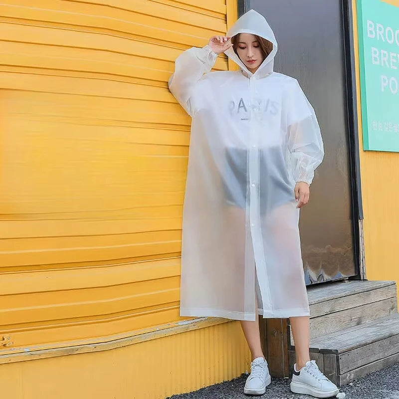 High-Quality EVA Unisex Waterproof Raincoat 145x68CM