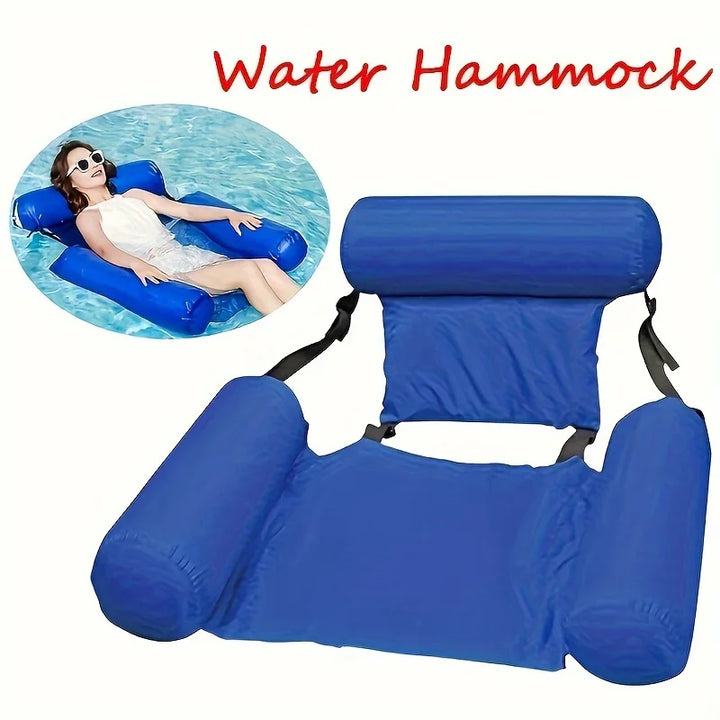 PVC Inflatable Floating Hammock Pool & Beach Lounger