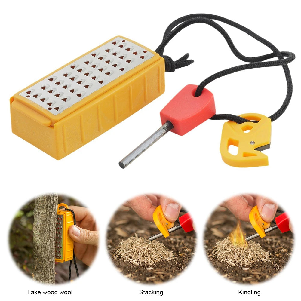 Tinder Maker & Fire Starter – Lightweight Stainless Steel Survival Tool