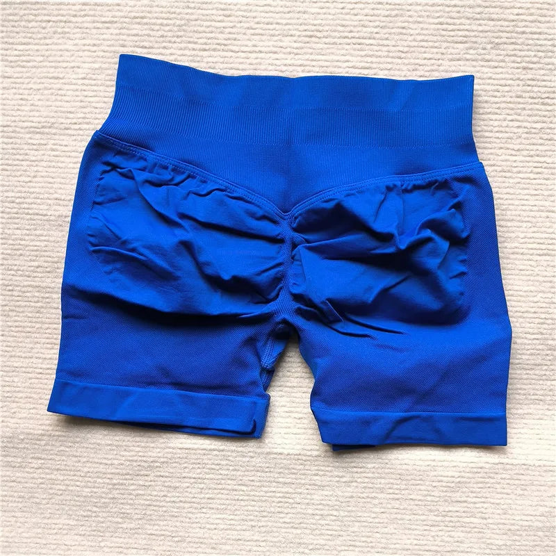 Women’s Scrunch Butt Gym Shorts – Seamless Biker & Yoga Athletic Shorts