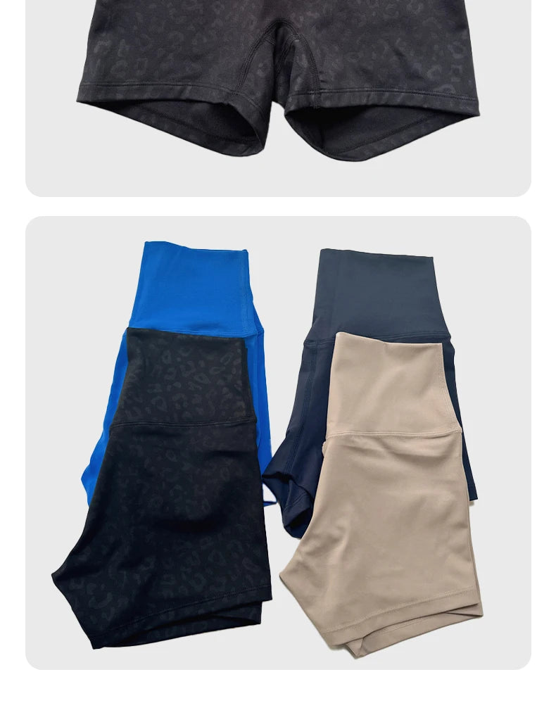 Women’s High-Waist Yoga & Fitness Shorts