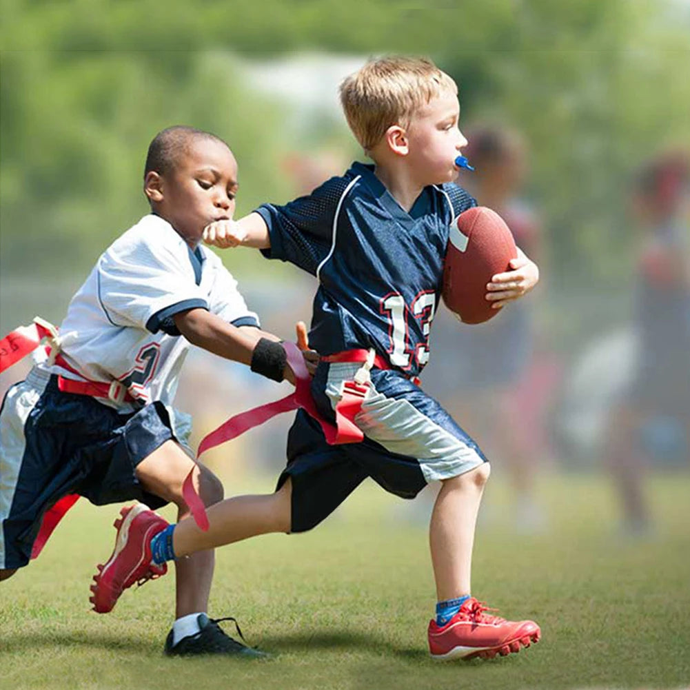 Teen Rugby & American Football – Anti-Slip Kids Game Ball with Inflator