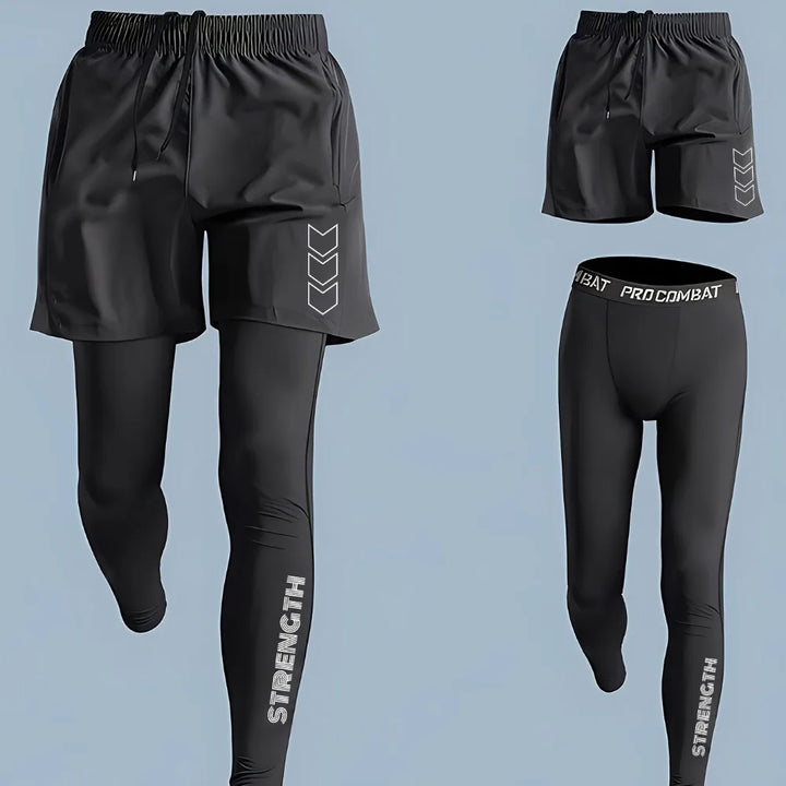 Men’s Quick-Dry Compression Running & Training Pants