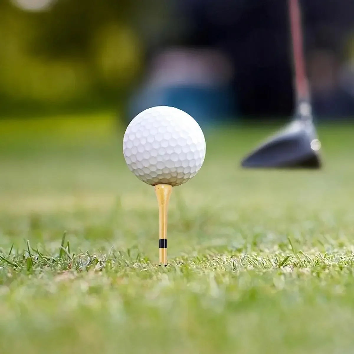 PGM 50pcs Durable Bamboo Golf Tees