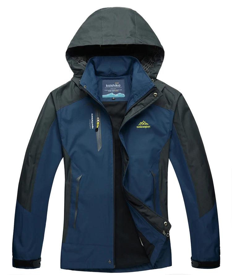 TRVLWEGO Men’s Waterproof Hiking Jacket Outdoor Windbreaker