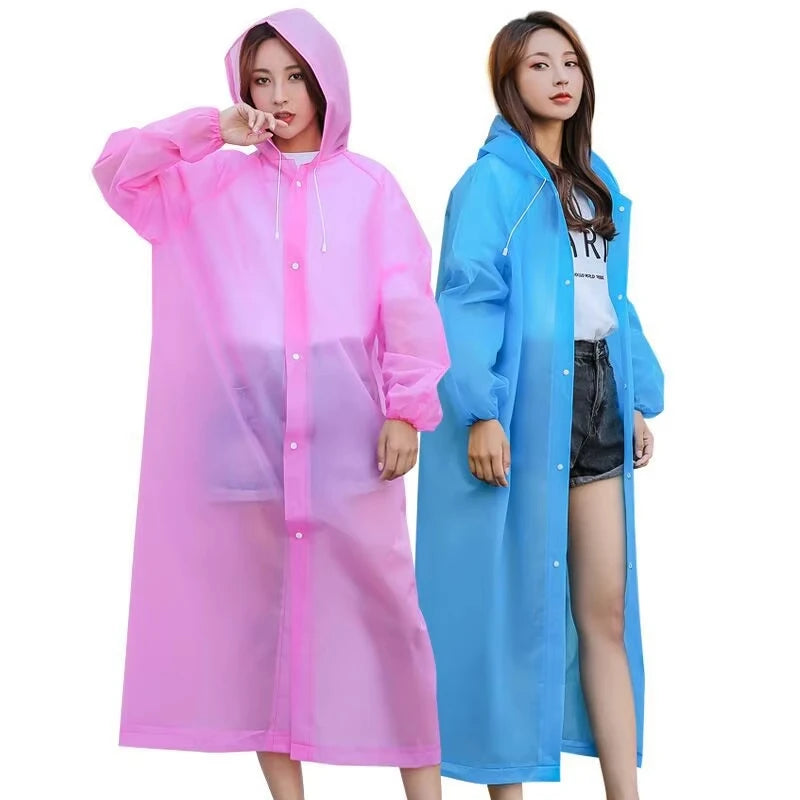 High-Quality EVA Unisex Waterproof Raincoat 145x68CM