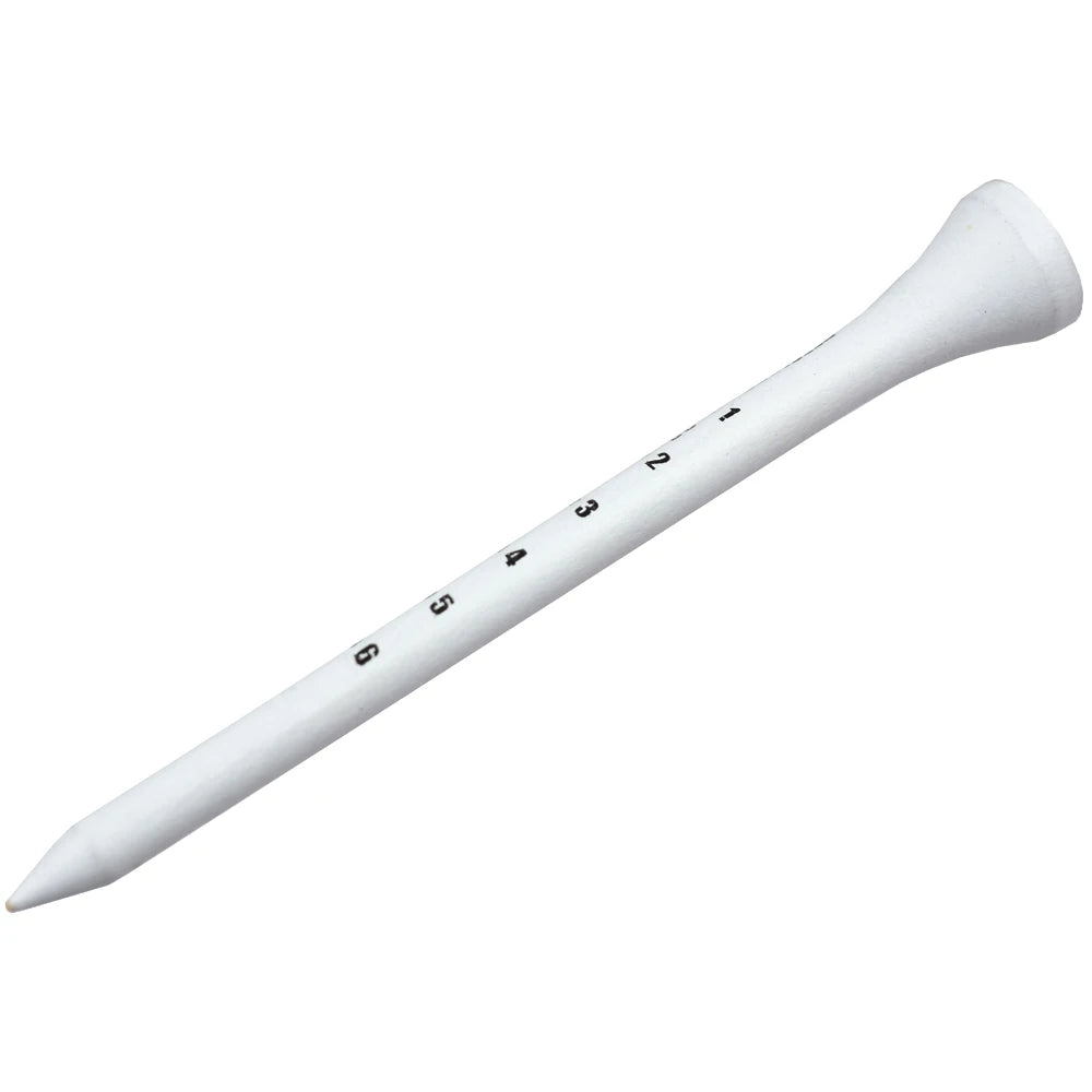 50pcs Premium Wooden Golf Tees with Height Markers