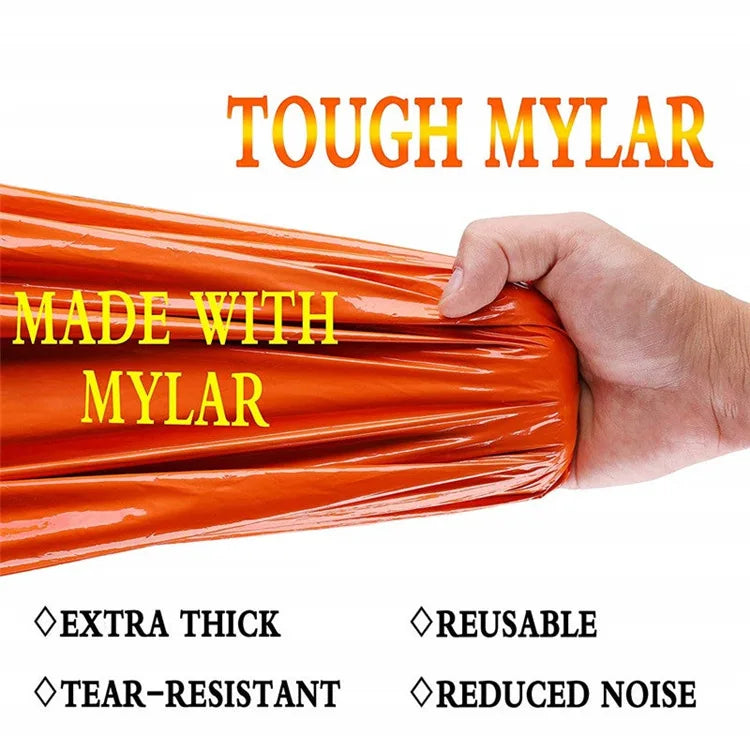 Portable Waterproof Emergency Survival Sleeping Bag Mylar Thermal Sack