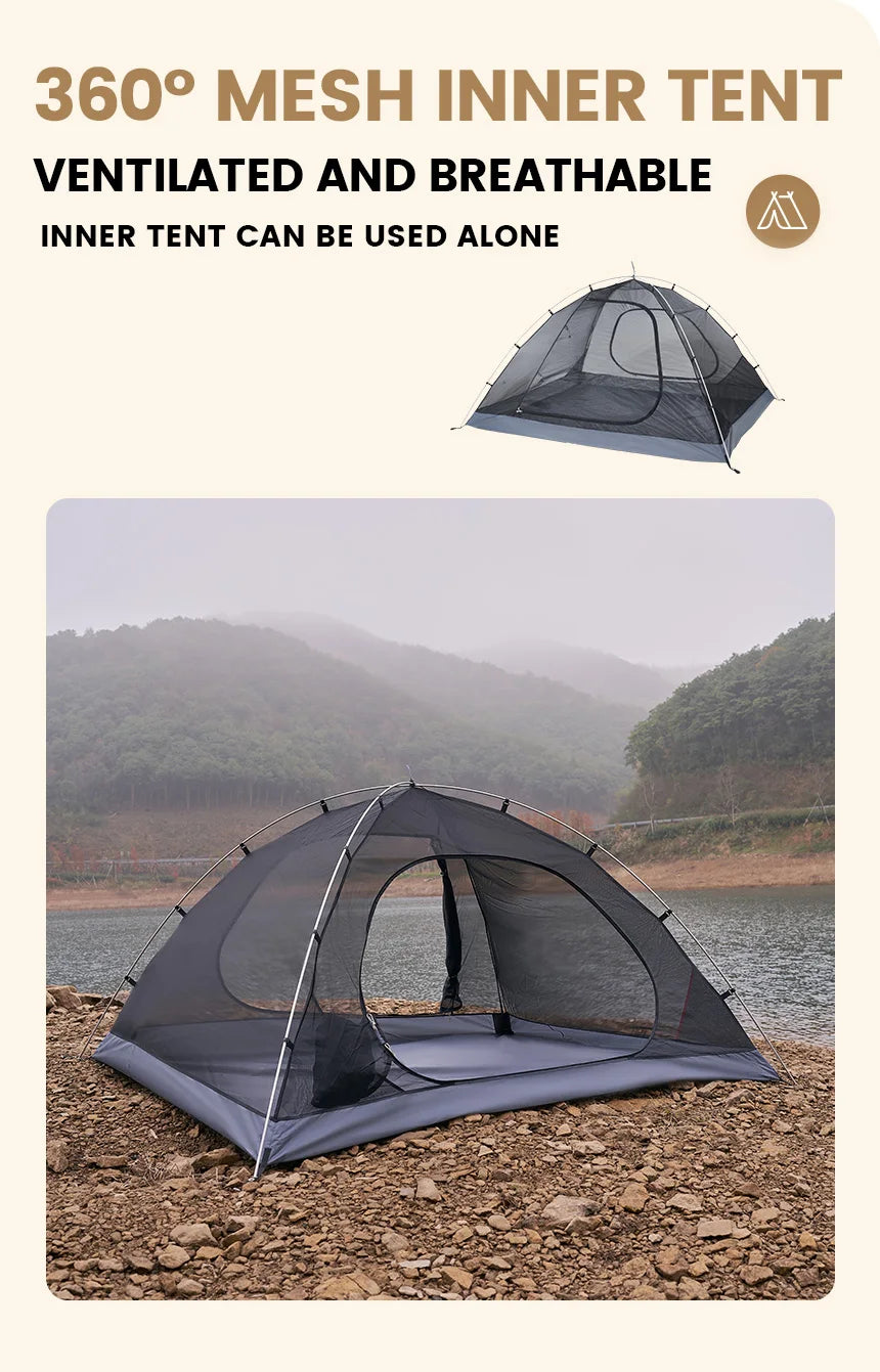 MOBI GARDEN Camping Tent – Waterproof, Sun-Protected & Easy Setup