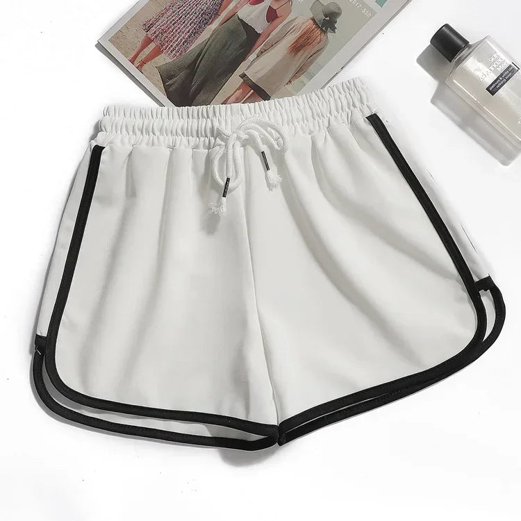 Women’s Yoga Shorts Loose Mid-Waist Breathable Wide-Leg