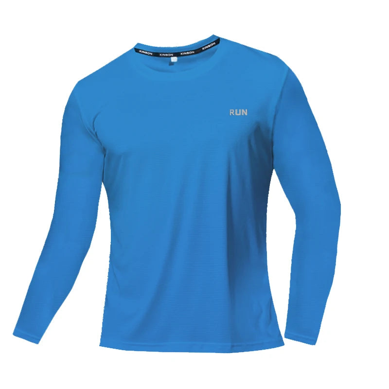 Men’s Ice Silk Long Sleeve Quick-Dry Sun Protection Shirt