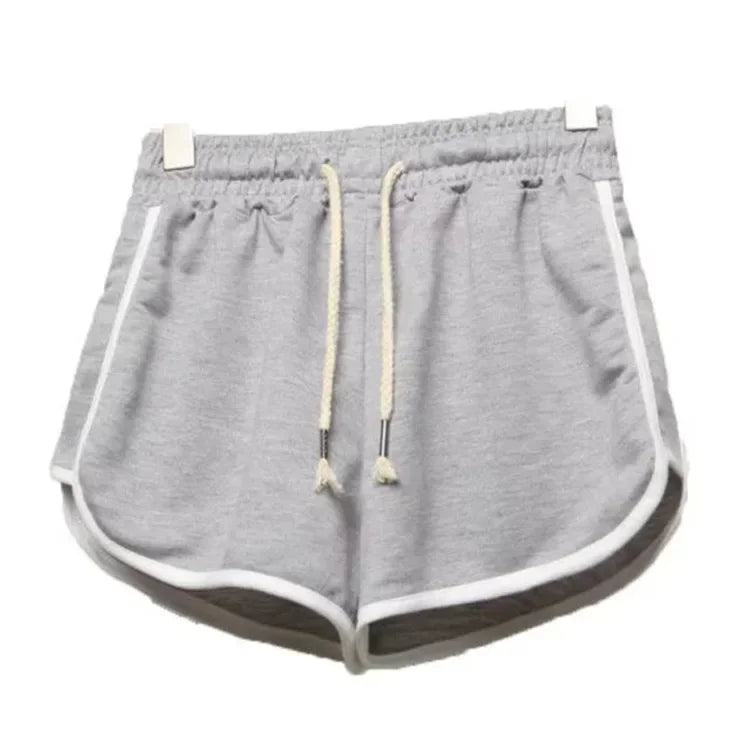 Women’s Yoga Shorts Loose Mid-Waist Breathable Wide-Leg