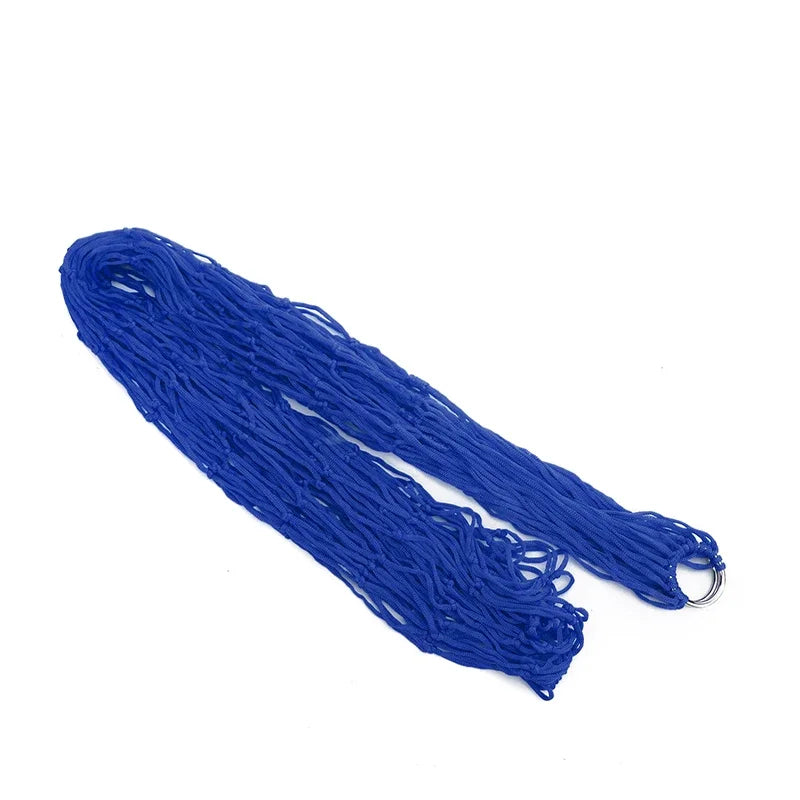 Single Person Outdoor Camping Hammock Thick Mesh Nylon