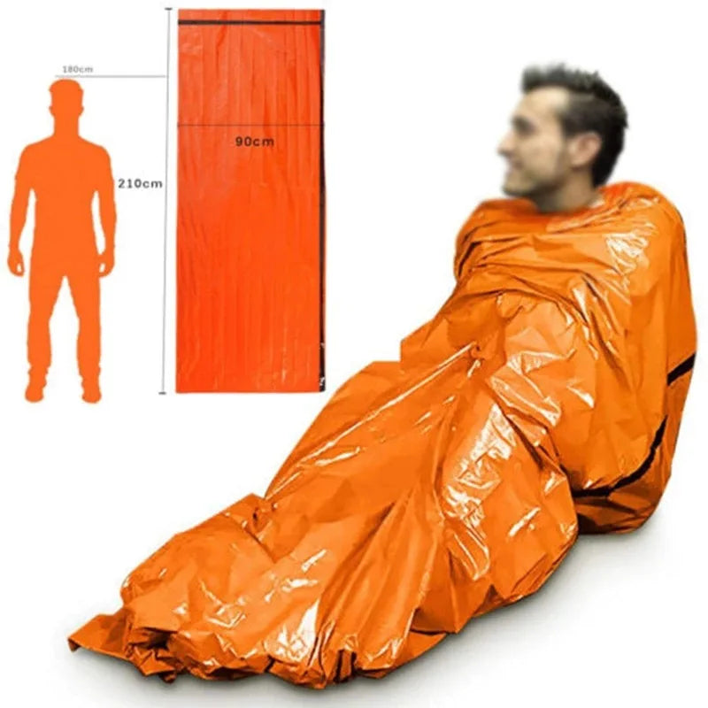 Portable Waterproof Emergency Survival Sleeping Bag Mylar Thermal Sack