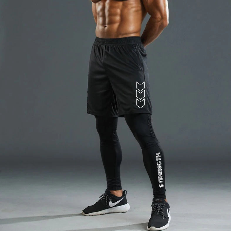 Men’s Quick-Dry Compression Running & Training Pants