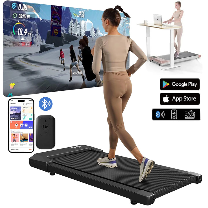300lbs 2.5HP Treadmill – 2-in-1 Walking & Running Fitness Machine