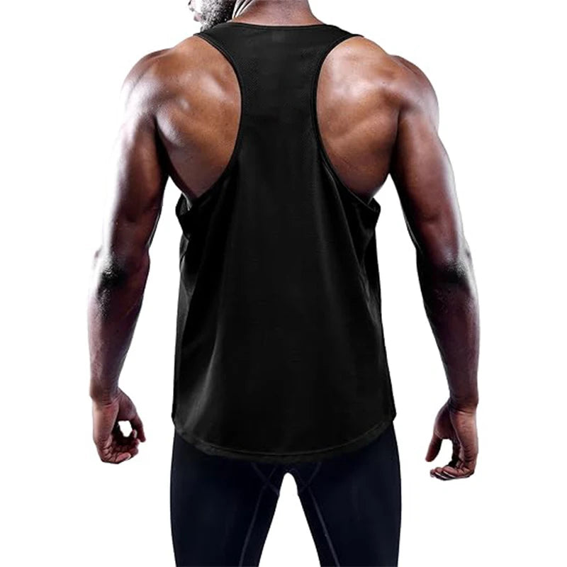 Men’s Running Tank Top Quick-Dry Gym Workout Vest
