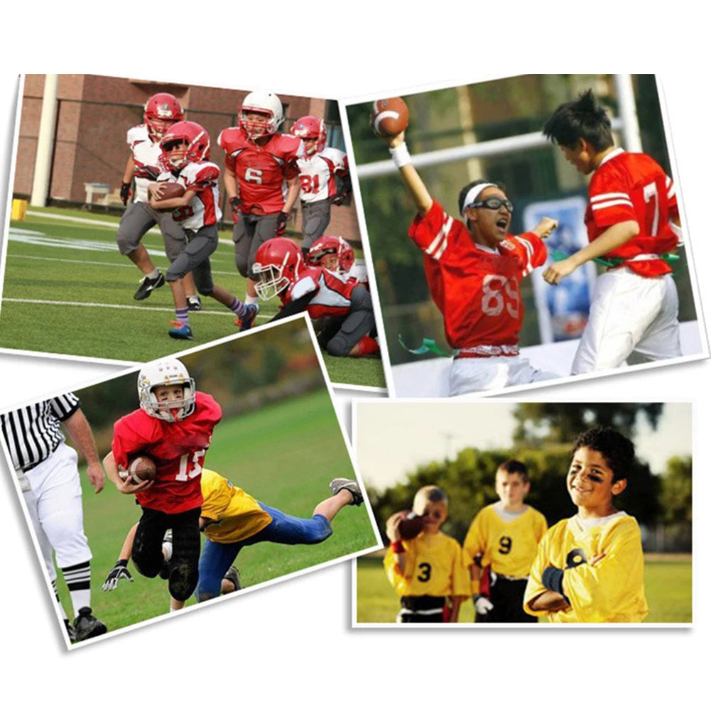 Teen Rugby & American Football – Anti-Slip Kids Game Ball with Inflator