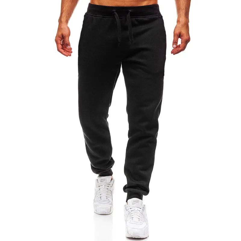 Men’s Athletic Training Joggers Loose Fit Fleece Sweatpants