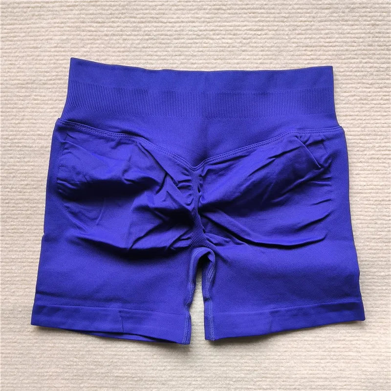 Women’s Scrunch Butt Gym Shorts – Seamless Biker & Yoga Athletic Shorts