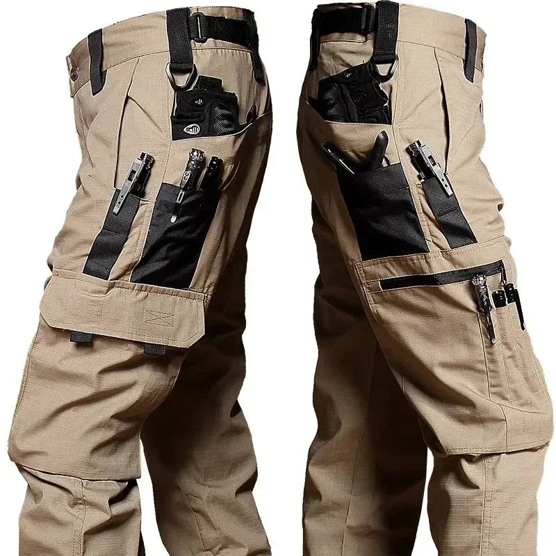 Men’s Tactical Cargo Work Pants Waterproof Outdoor Trousers