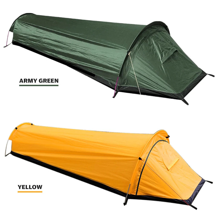 Single Person Backpacking Tent Waterproof Lightweight Camping