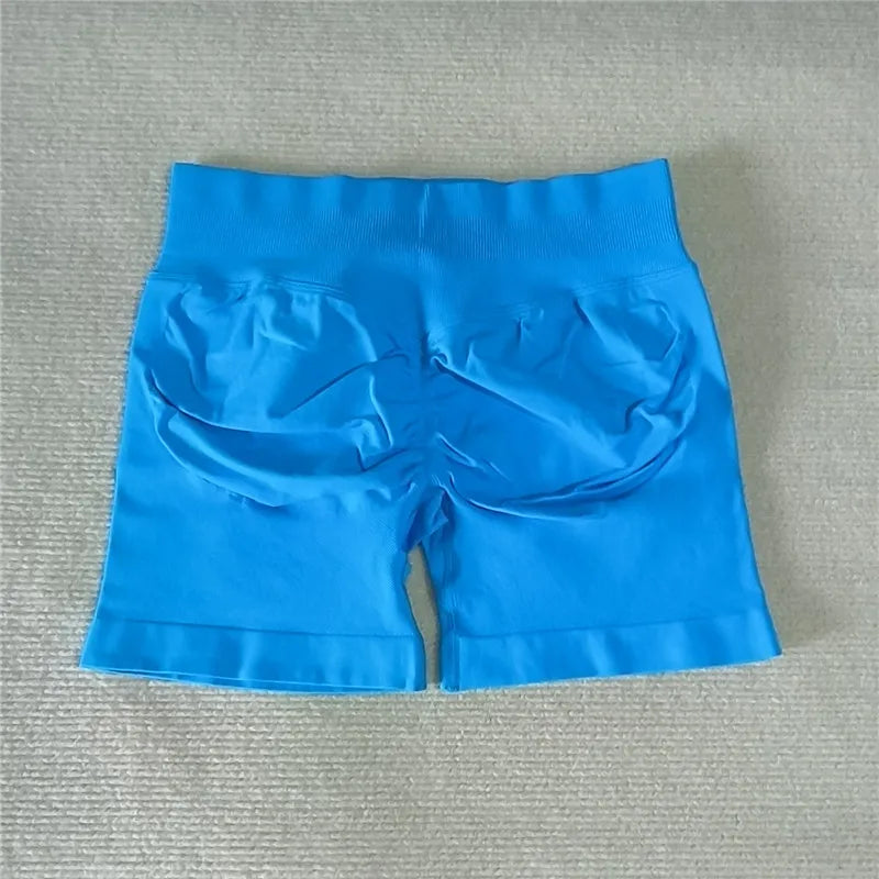 Women’s Scrunch Butt Gym Shorts – Seamless Biker & Yoga Athletic Shorts