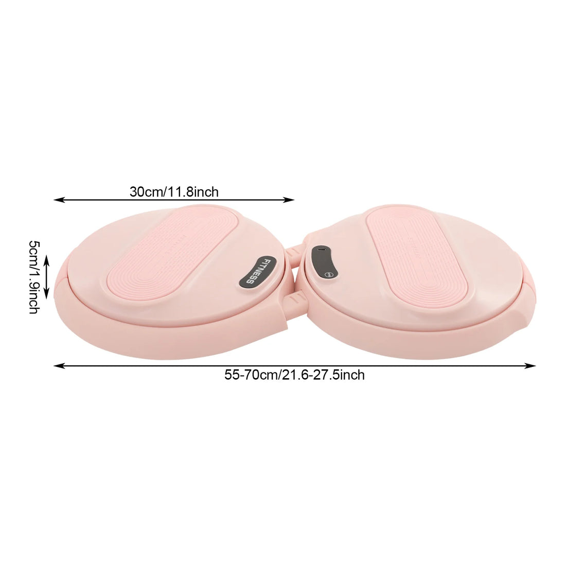 Waist Twister Board with Elastic Ropes – Standing Ab Exercise Tool