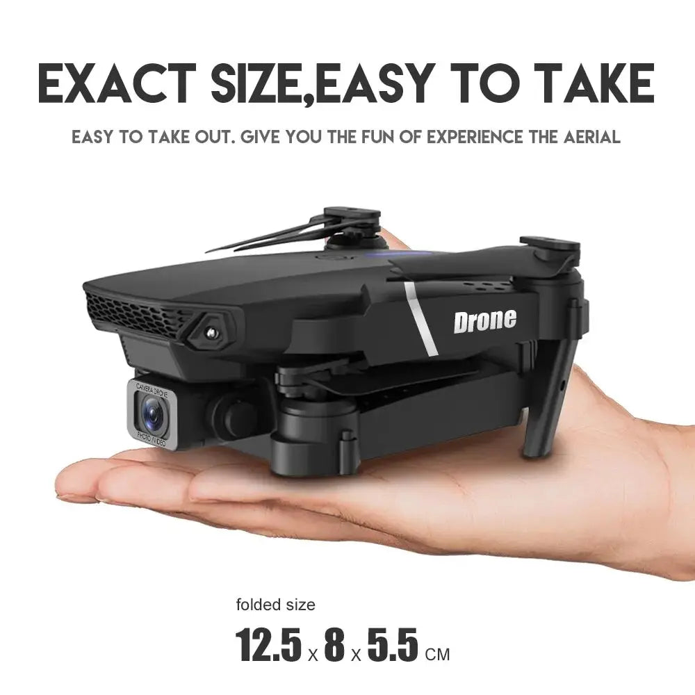 E88Pro Foldable RC Drone with 4K HD Camera – 2024 Model