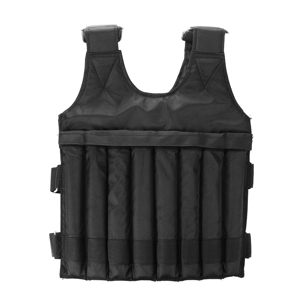 Adjustable Weighted Vest – 3/15/35kg Fitness Training & Running Jacket