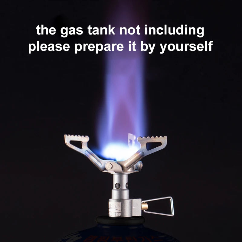 BRS-3000T Ultralight Titanium Camping Stove – 25g Mini Gas Burner
