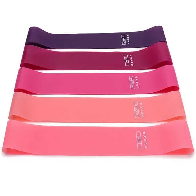 Portable Resistance Bands – Rubber Elastic Bands for Yoga, Gym & Pilates