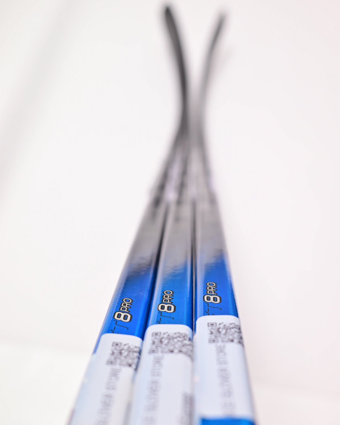 3-Pack FT8 PRO Ice Hockey Sticks – Carbon Fiber with Grip