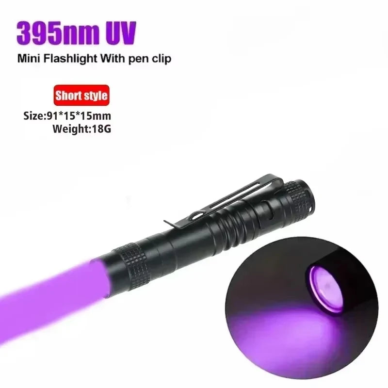Mini LED Pen Flashlight Tactical Pocket Torch with Clip