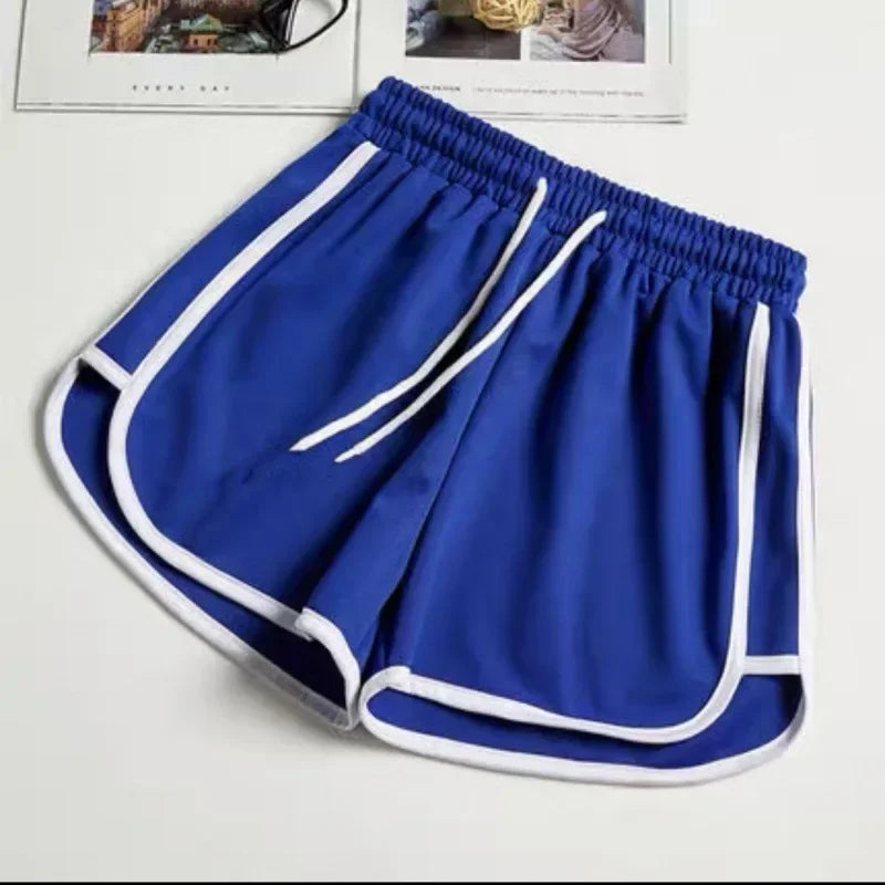 Women’s Yoga Shorts Loose Mid-Waist Breathable Wide-Leg
