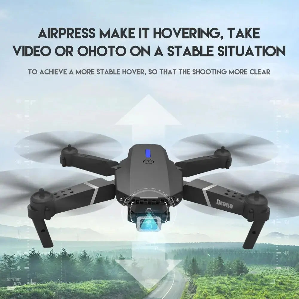E88Pro Foldable RC Drone with 4K HD Camera – 2024 Model