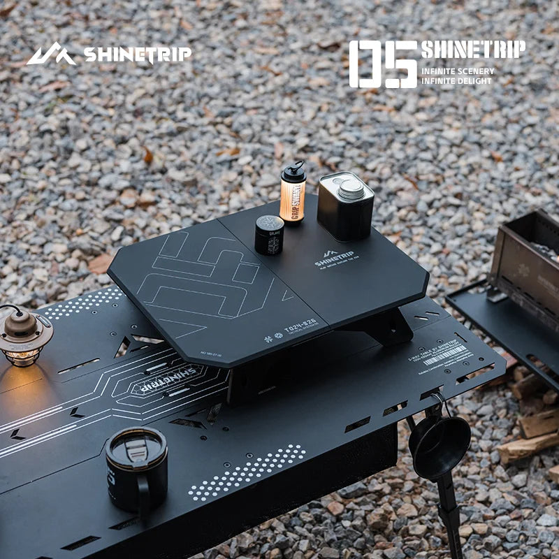 ShineTrip 05 Ultralight Camping Table – Folding Dual-Purpose Portable Table
