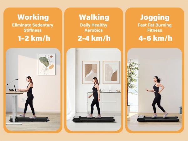 300lbs 2.5HP Treadmill – 2-in-1 Walking & Running Fitness Machine