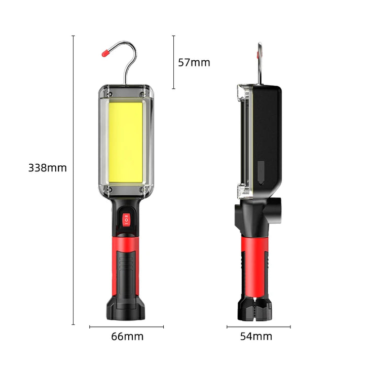 LED Work Light COB Floodlight 8000LM Rechargeable Portable Magnetic Lamp