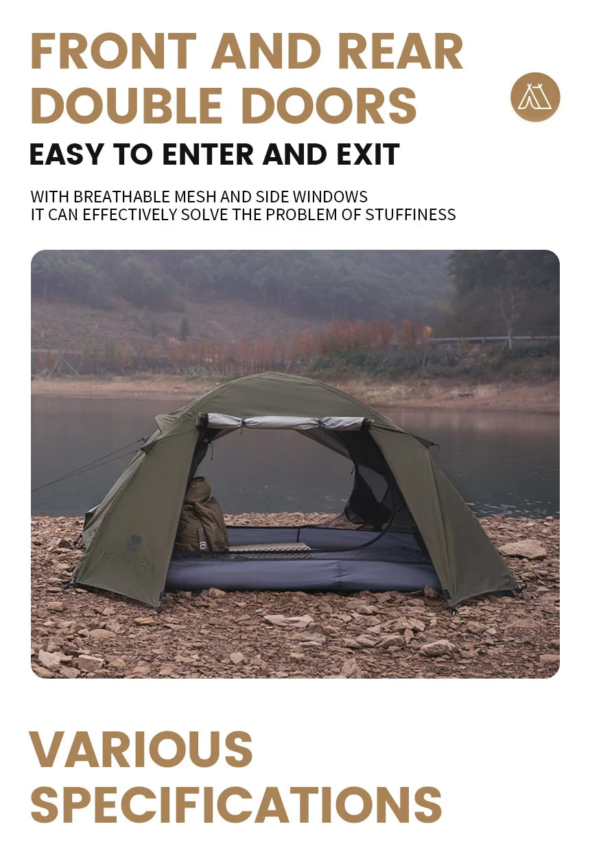 MOBI GARDEN Camping Tent – Waterproof, Sun-Protected & Easy Setup