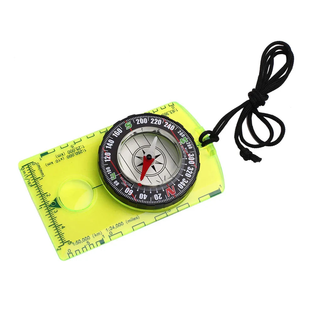 Waterproof Orienteering Baseplate Compass for Hiking and Navigation