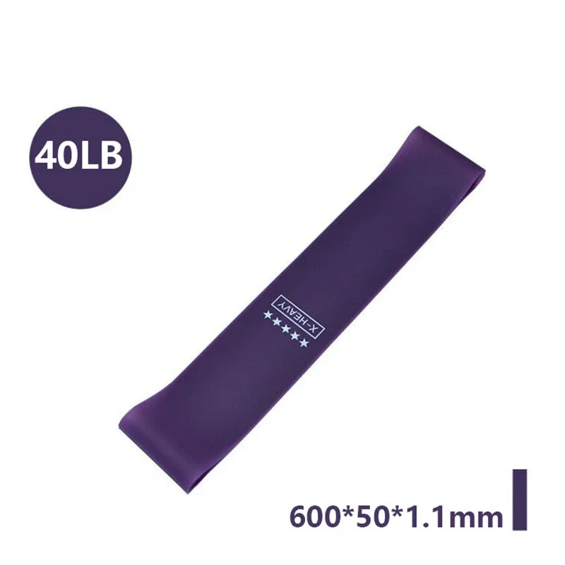 Portable Resistance Bands – Rubber Elastic Bands for Yoga, Gym & Pilates
