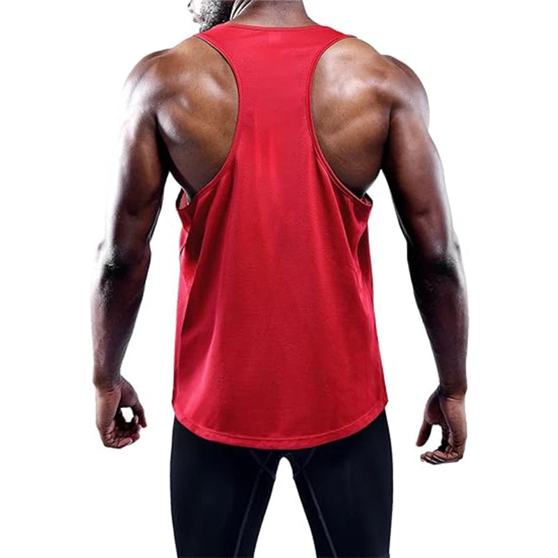 Men’s Running Tank Top Quick-Dry Gym Workout Vest