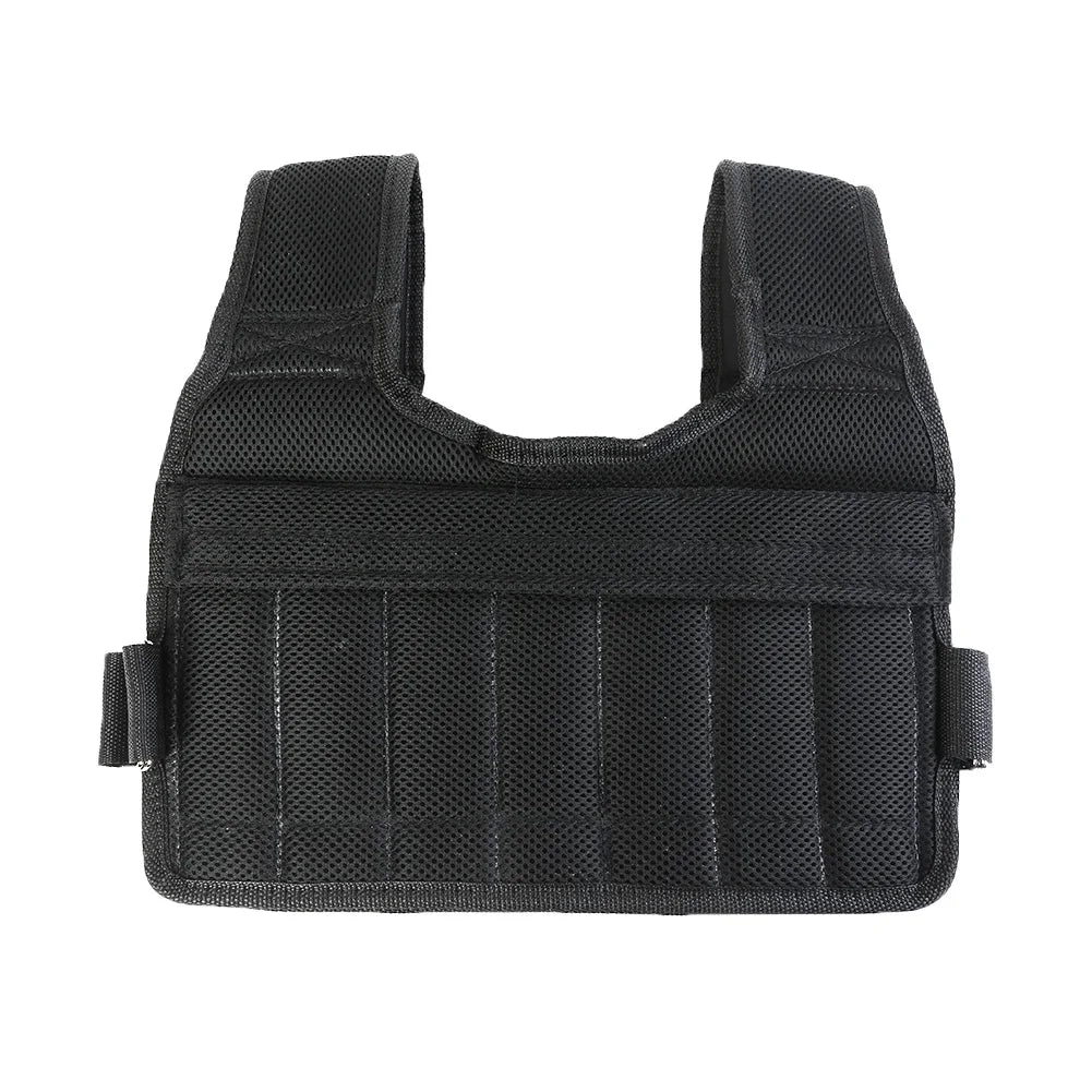 Adjustable Weighted Vest – 3/15/35kg Fitness Training & Running Jacket