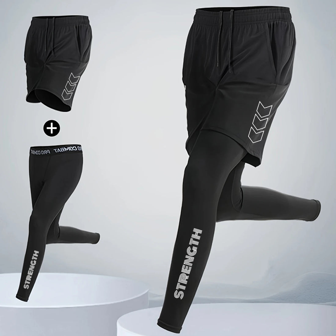 Men’s Quick-Dry Compression Running & Training Pants